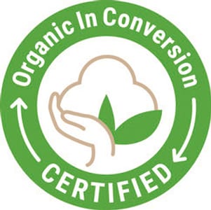 OCS 100 Certification - Contains 100% organically grown cotton. Certified by Control Union - CU1030092 - The Cotton Group